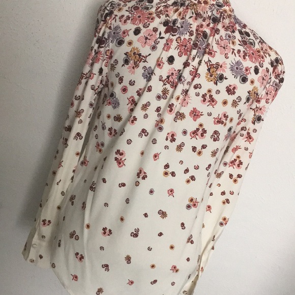 Veronica beard Silk floral print blouse sz 0 - Picture 6 of 9